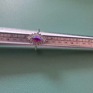 Fragrant Jewels  Red and Silver NWOT Ring Size 9